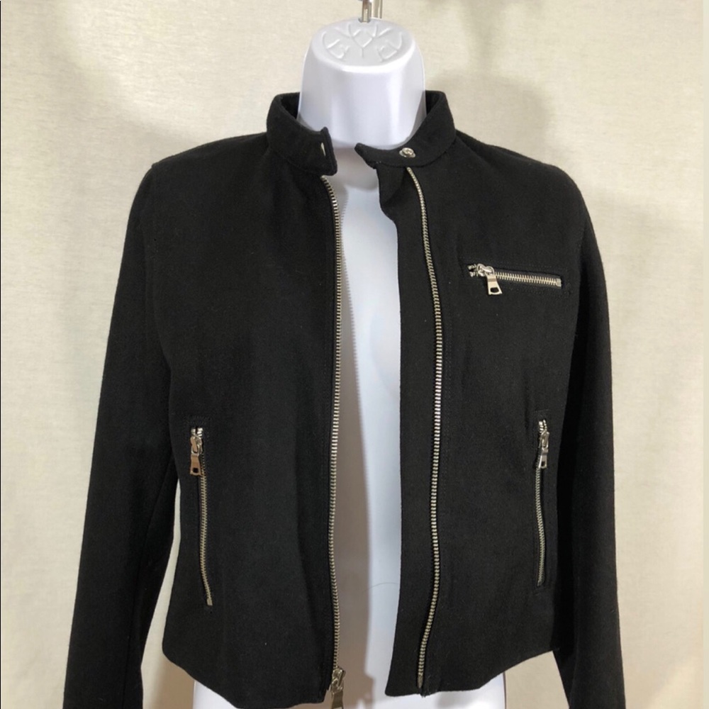 GAP Cropped Moto Jacket